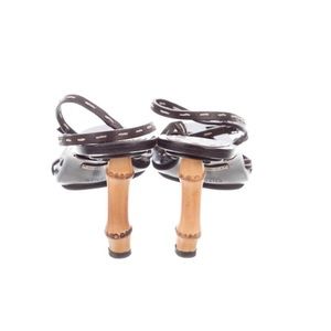 Gucci bamboo sandal heels